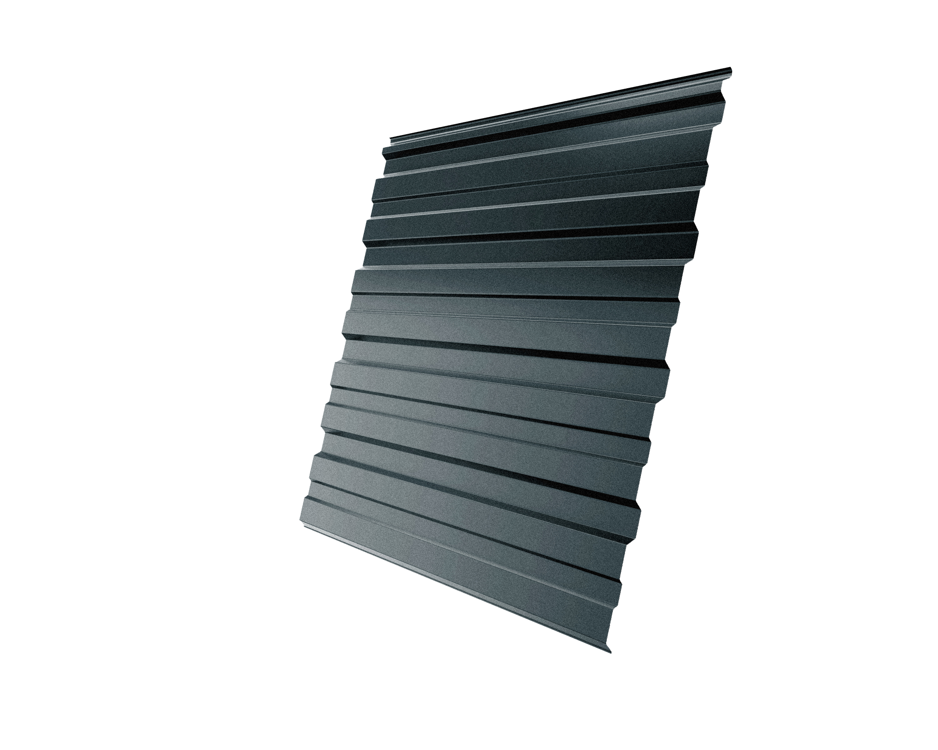 Профнастил C10R 0,45 PE-Double RAL 7016 антрацитово-серый