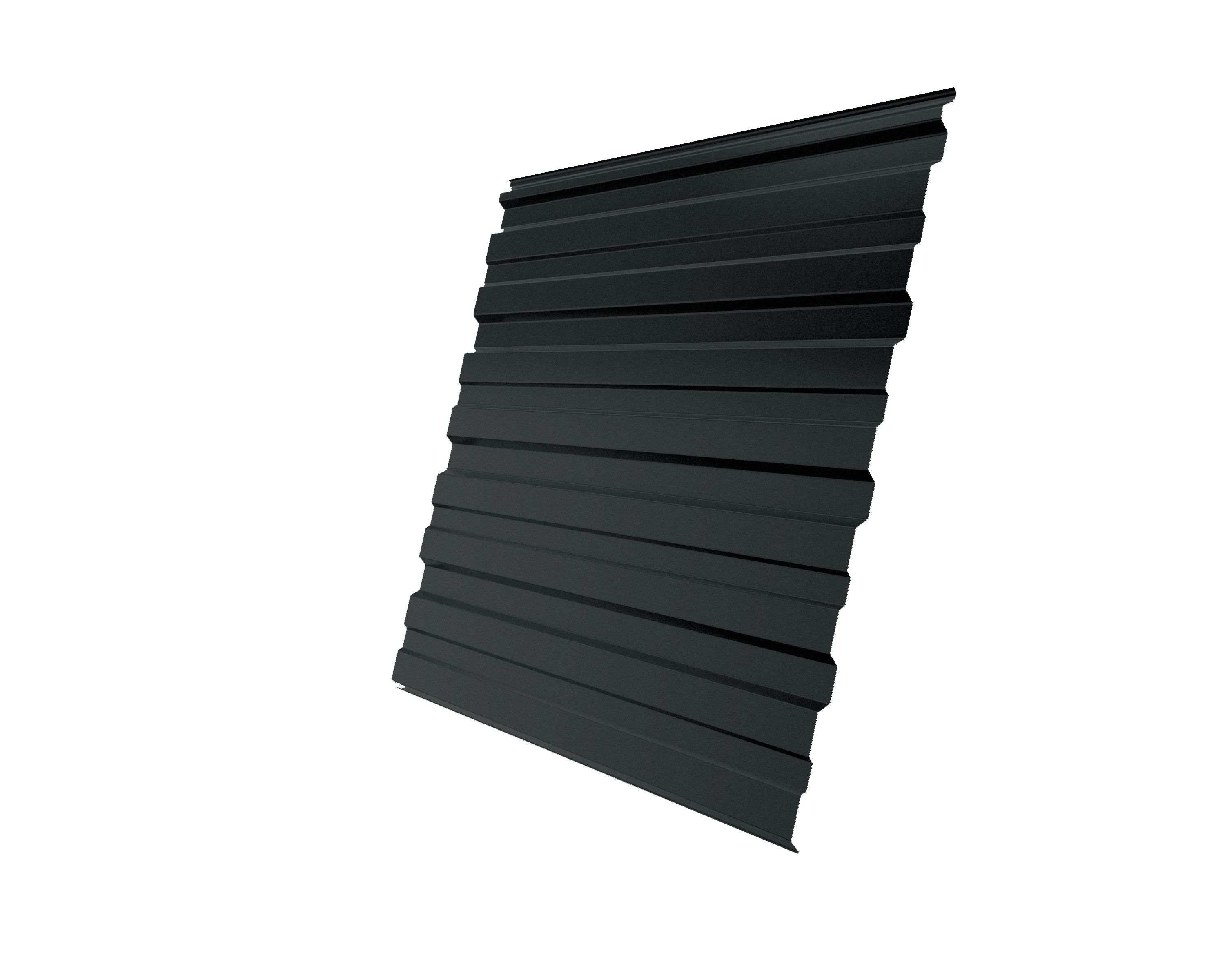 Профнастил C10R 0,5 Satin Matt RAL 7016 антрацитово-серый