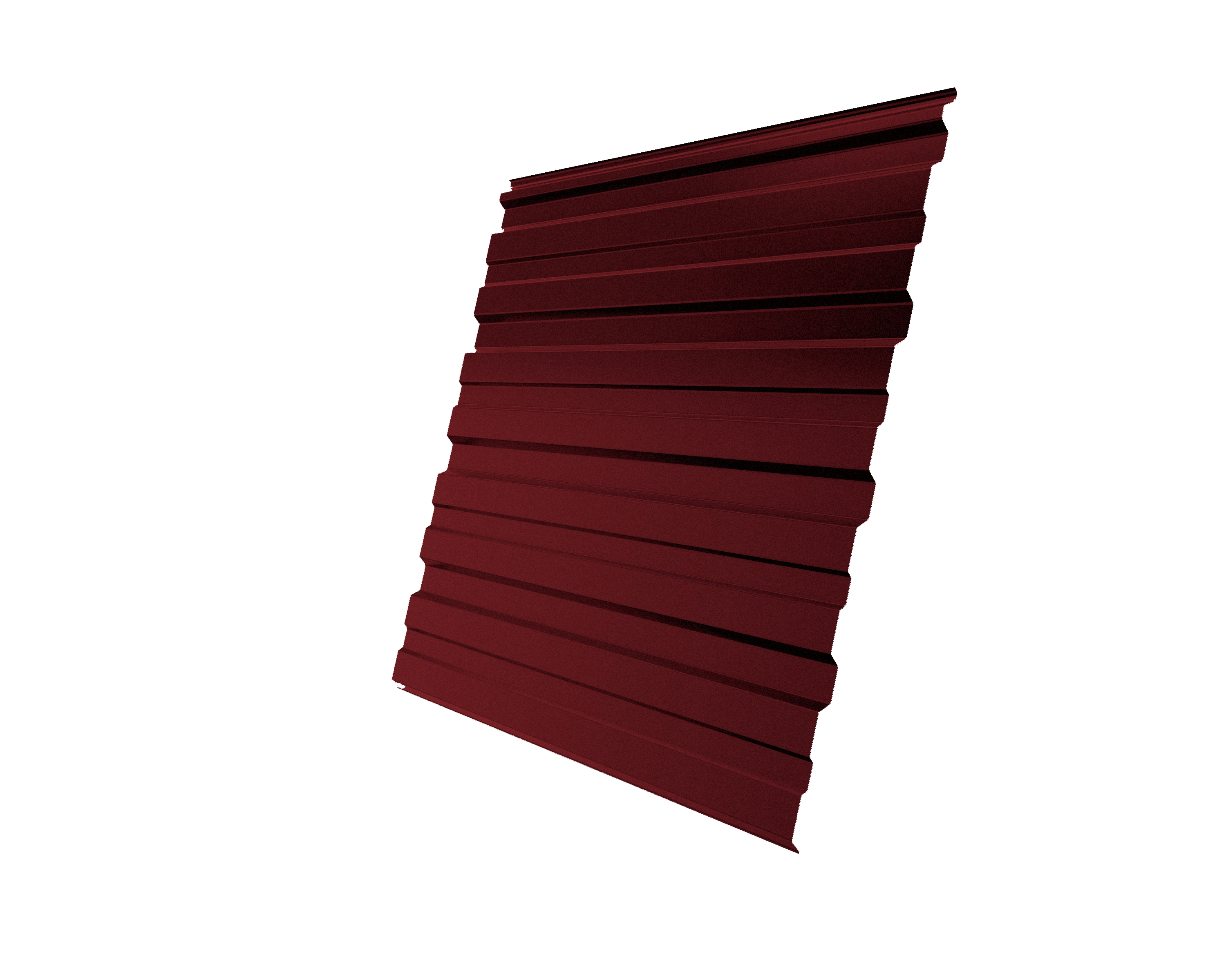 Профнастил C10R 0,5 Satin RAL 3005 красное вино