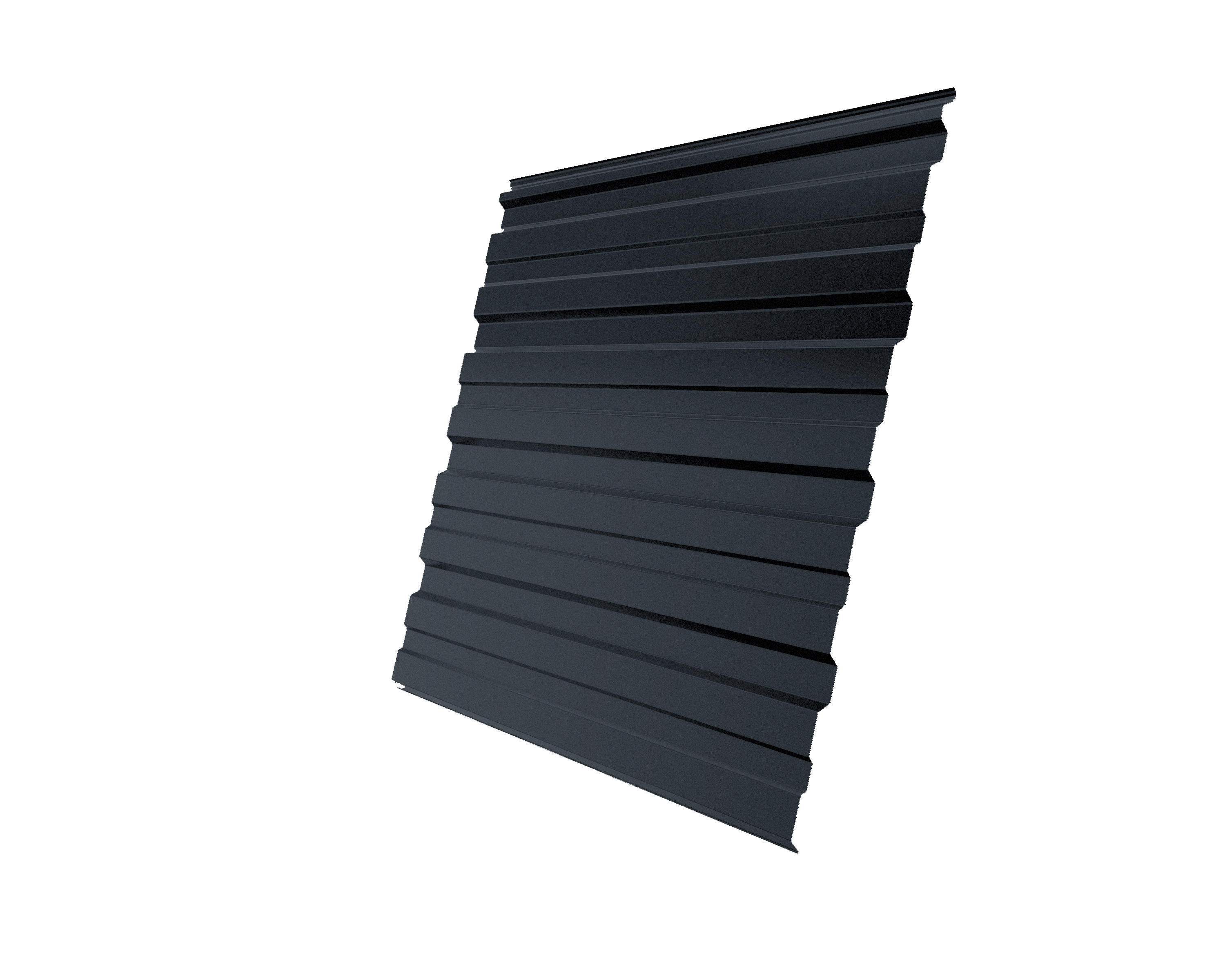 Профнастил C10R 0,5 Satin RAL 7024 мокрый асфальт