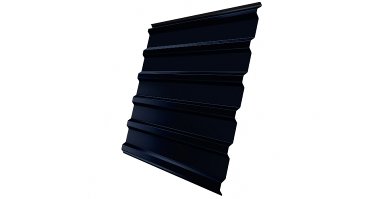 Профнастил C20R Grand Line 0,5 GreenCoat Pural BT, matt RR 33 черный (RAL 9004 сигнальный черный)