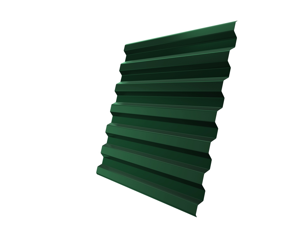 Профнастил C21R 0,45 PE-Double RAL 6005 зеленый мох
